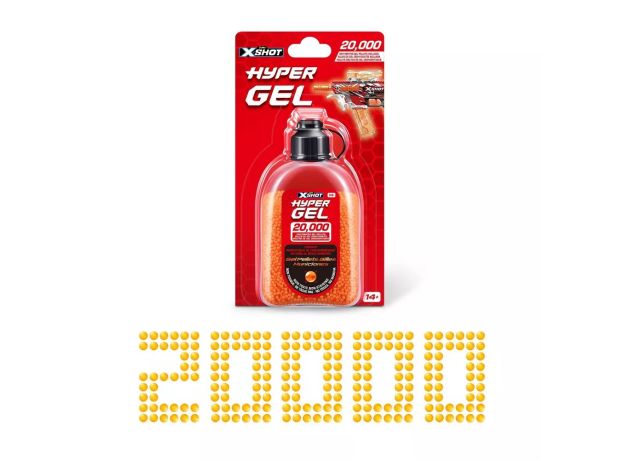تیر ژله ای 20000 تایی ایکس شات X-Shot مدل Hyper Gel, image