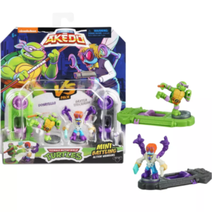 آکدو جنگجو پک 2 تایی مبارزه فیگورهای دوناتلو و باکستر استوکمن Akedo, تنوع: 15242-Donatello Vs Baxter, image