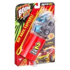پک 2 تایی ماشین موشکی بوم سیتی Boom City Racer مدل Fire It Up (آبی)