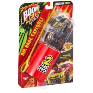 پک 2 تایی ماشین موشکی بوم سیتی Boom City Racer مدل Roast'D (زرد), image