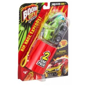پک 2 تایی ماشین موشکی بوم سیتی Boom City Racer مدل Hot Tamale (سبز), image