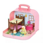 اتاق خواب کیفی عروسک های خانواده Li'l Woodzeez مدل تخت خواب 2 طبقه, image 3
