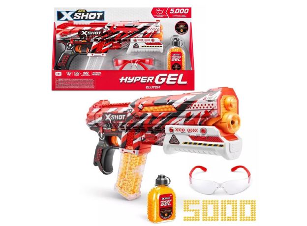 تفنگ ایکس شات X-Shot سری Hyper Gel مدل Clutch, image