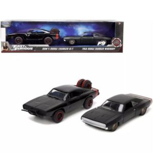 پک 2 تایی ماشین های فلزی Fast & Furious مدل Doms’s Dodge Charger R/T و 1968 Dodge Charger Widebody با مقیاس 1:32
