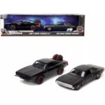 پک 2 تایی ماشین های فلزی Fast & Furious مدل Doms’s Dodge Charger R/T و 1968 Dodge Charger Widebody با مقیاس 1:32, image