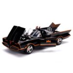 ماشین کلاسیک Batmobile و فیگورهای فلزی رابین و بتمن با مقیاس 1:18, image 2
