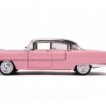 ماشین کادیلاک 1955 مدل Fleetwood و فیگور فلزی الویس پریسلی با مقیاس 1:24, image 4