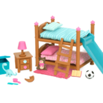 تخت خواب 2 طبقه عروسک های خانواده Li'l Woodzeez, image 2