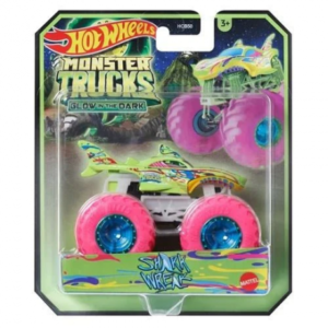 پک تکی ماشین Hot Wheels سری Monster Truck مدل Shark Wreak