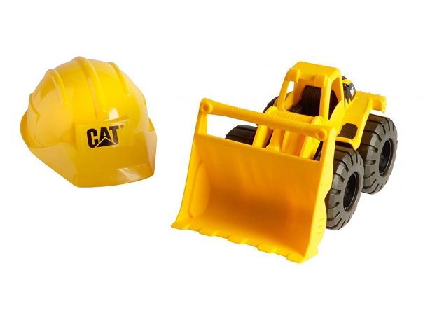 لودر خاک برداری Cat به همراه کلاه, image