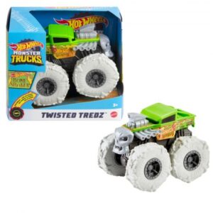 پک تکی ماشین 13 سانتی Hot Wheels سری Monster Truck مدل Twisted Tredz (Bone Shaker)