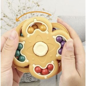 اسپینر پازلی چهار پر مدل زرد