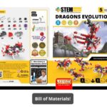 بلاک ساختنی Engino استیم هیرو 5 در 1 مدل تکامل دایناسورها, image 12