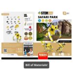 بلاک ساختنی Engino استیم هیرو 3 در 1 مدل حیوانات وحشی, image 7
