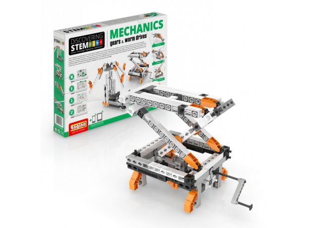 بلاک ساختنی Engino استیم 12 در 1 مدل سازه های مکانیکی, image