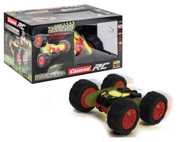ماشین کنترلی Carrera مدل Glow in the Dark Turnator با مقیاس 1:16, تنوع: 162105-Dark Turnator, image