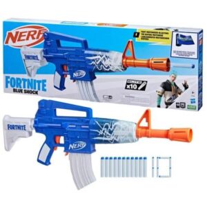 تفنگ نرف Nerf مدل Fortnite Blue Shock, image