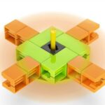 بلاک ساختنی Engino پیکو 2 در 1 آبی, image 4