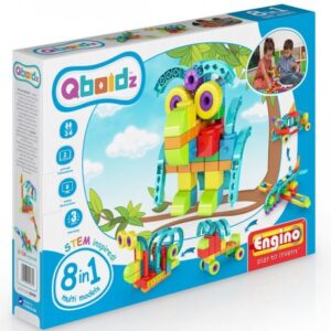 بلاک ساختنی Engino کیوبویدز 8 در 1 مدل جغد, image