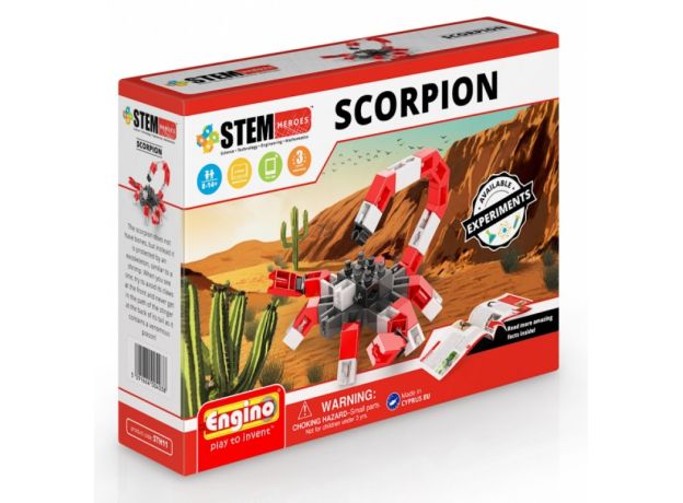 بلاک ساختنی Engino استیم هیرو مدل عقرب, image