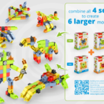 بلاک ساختنی Engino پیکو 2 در 1 زرد, image 4