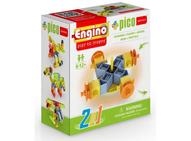 بلاک ساختنی Engino پیکو 2 در 1 سبز, image