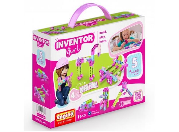 بلاک ساختنی Engino اینونتور دخترانه 5 در 1, image