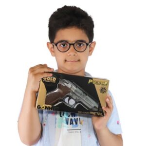 کلت پلیس نقره‌ای فلزی Gonher