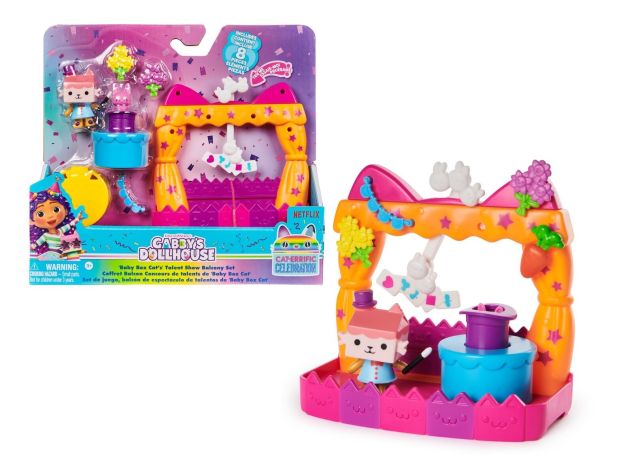 ست بازی بالکن خانه عروسکی گبی Gabby’s Dollhouse همراه با بیبی باکس, تنوع: 6069729-Baby Box, image