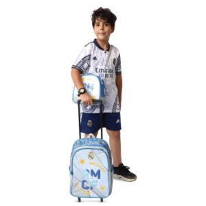 ست 6 در 1 کوله پشتی چرخدار 40 سانتی Real Madrid, image