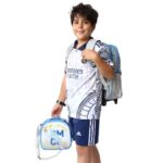 ست 6 در 1 کوله پشتی چرخدار 40 سانتی Real Madrid, image 2