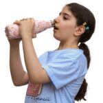 قمقمه آلومینیومی 500 میلی لیتری Cool Level مدل Golden Flowers, image 4