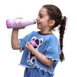 قمقمه آلومینیومی 350 میلی لیتری Cool Level مدل Hello Kitty