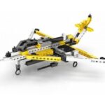 بلاک ساختنی Engino اینونتور 120 در 1 مدل موتوردار زرد, image 5