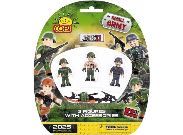 بلاک ساختنی کوبی مدل سربازان کوچک, image