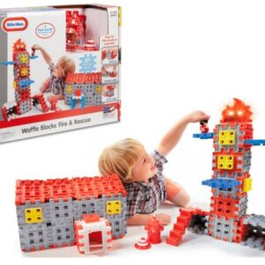 ست بلاک های ساختنی 89 قطعه مدل آتشنشانی و نجات Little Tikes