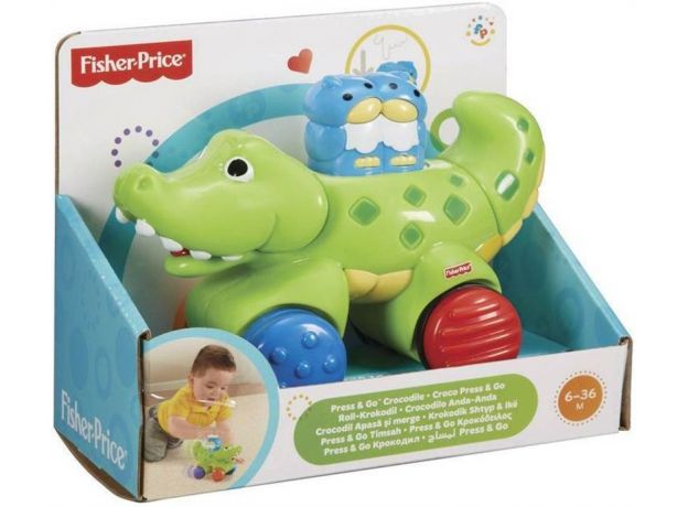 عروسک مدل Amazing Animals Press & Go Crocodile, image