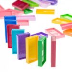 بازی دومینو 300 تایی فکرانه با جعبه نارنجی, image 2