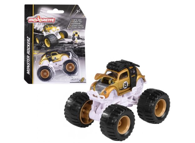 پک تکی ماشين Majorette سری Monster Rockers مدل Volkswagen Beetle, تنوع: 212054033-Volkswagen Beetle, image