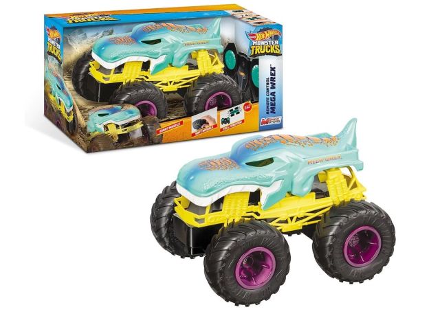 ماشین کنترلی Hot Wheels سری Monster Trucks مدل Mega Wrex با مقیاس 1:24, image
