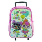 ست 6 در 1 کوله پشتی چرخدار 40 سانتی Art is Life, image 2