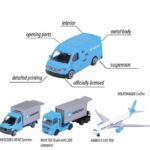 پک 4 تايی وسایل حمل و نقل فلزی Majorette مدل Logistic, image 3