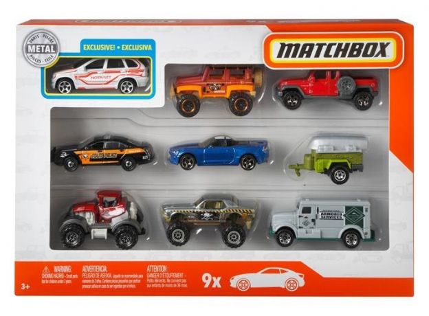 پک 9 تایی ماشین‌های Matchbox, image