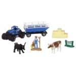 پک تریلر و تراکتور Match Box سری Hitch and Haul مدل Farm Trailer, تنوع: H1235-Farm Trailer, image 2