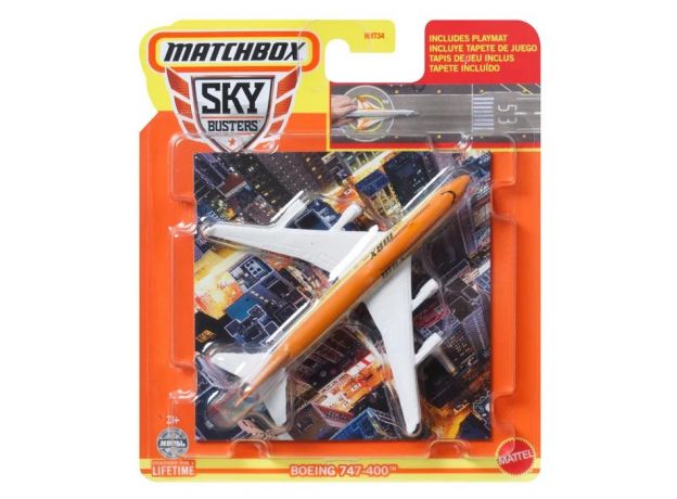 هواپیما فلزی Match Box مدل Boeing 747-400, تنوع: HHT34-Boeing 747-400, image