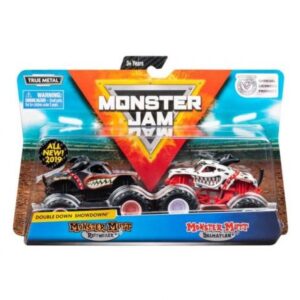 ماشین‌های دوقلو Monster Jam مدل Monster Mutt Rottweiler & Monster Mutt Dalmatian با مقیاس 1:64