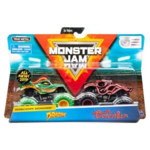 ماشین‌های دوقلو Monster Jam مدل Dragon & Octon8er با مقیاس 1:64