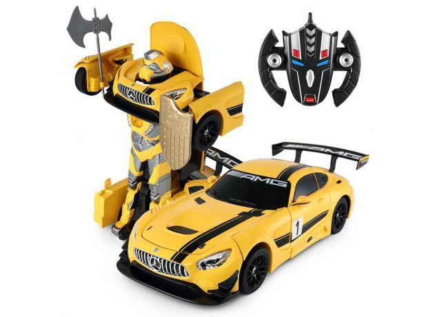 ماشین کنترلی تبدیل شونده مرسدس بنز AMG GT3 زرد راستار با مقیاس 1:14, تنوع: 74800-Yellow, image