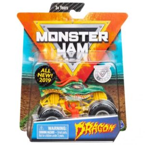 ماشین Monster Jam مدل Dragon با مقیاس 1:64 به همراه آدمک