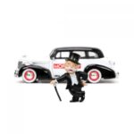 ماشین فلزی 1939 Chevy Master Deluxe و فیگور فلزی آقای مونوپولی با مقیاس 1:24, image 4